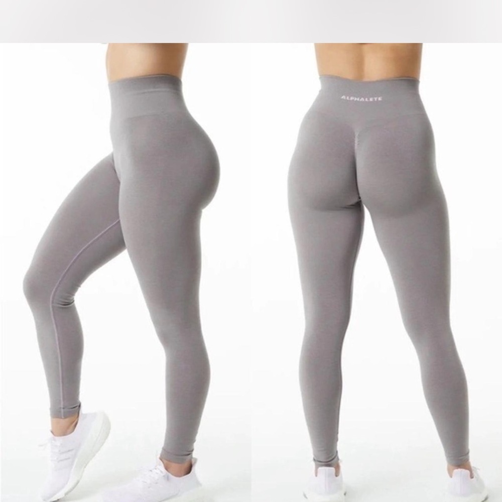 Alphalete Women's Gray High-Waisted Leggings
